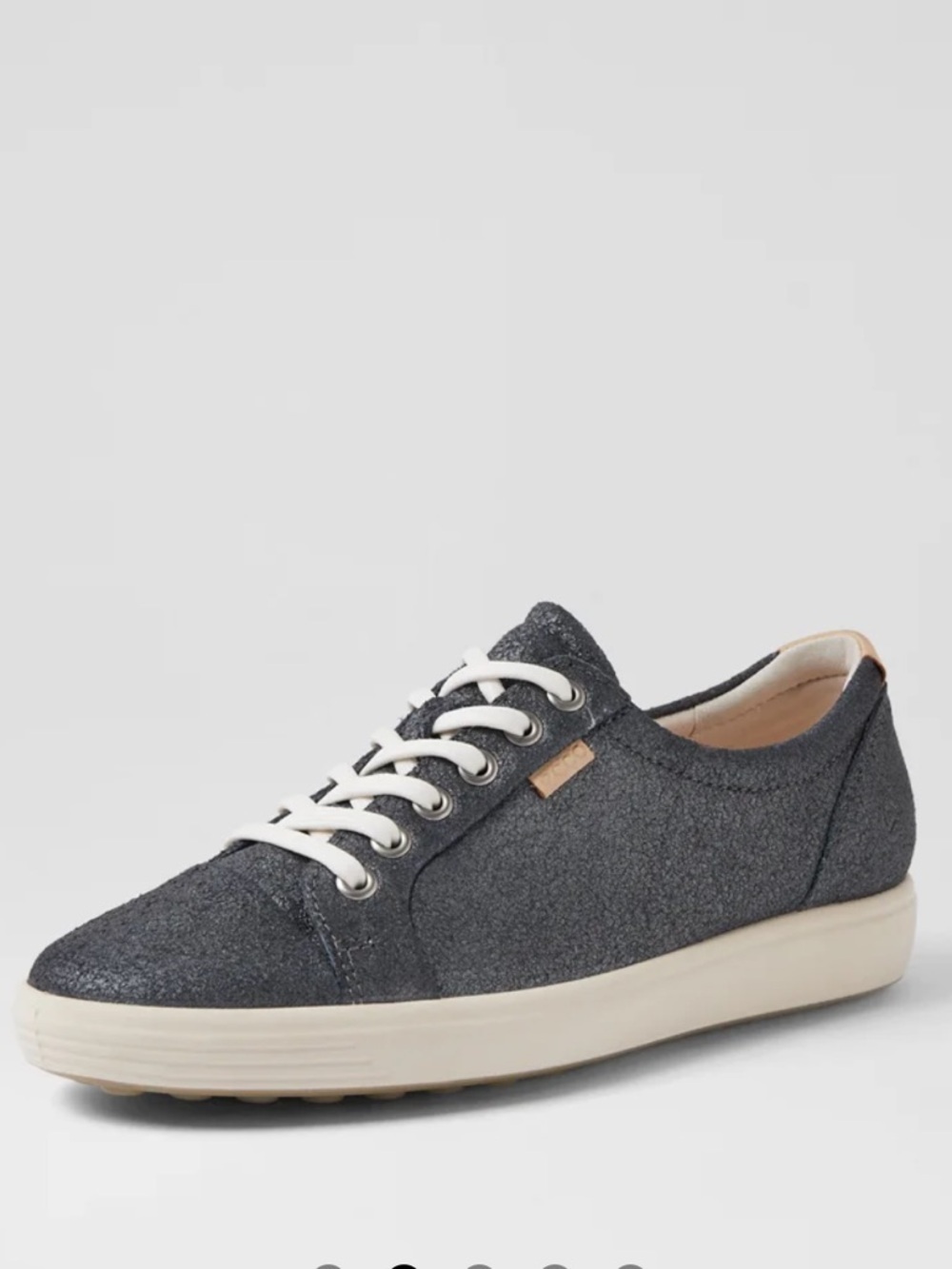 Ecco Soft Leather sneakers color silver